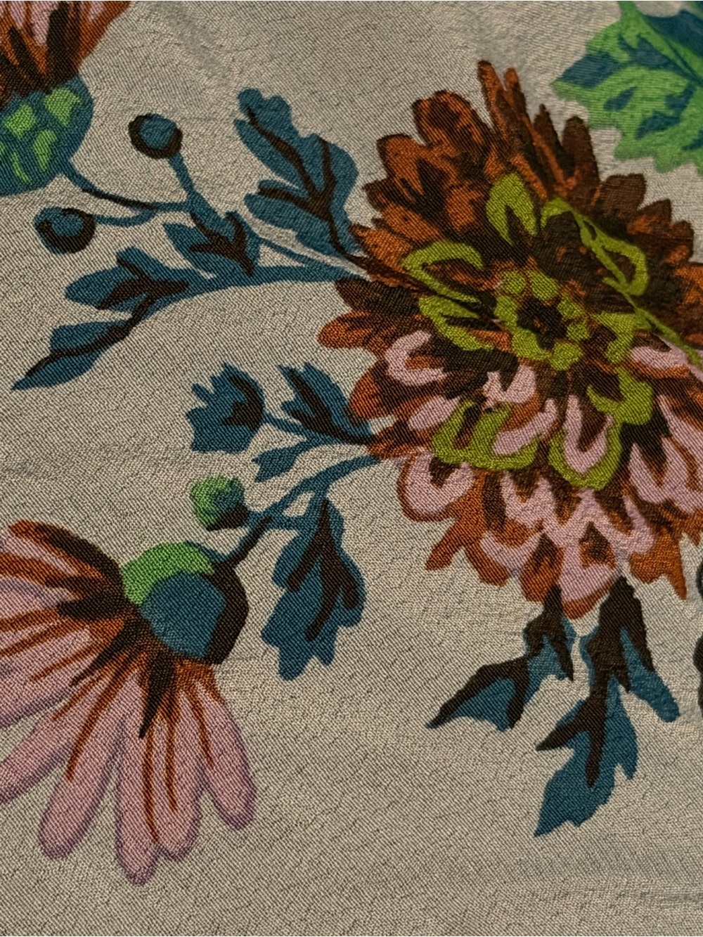 Maeve Blue Floral Wide-Leg Palazzo Pants - Picture 5 of 6